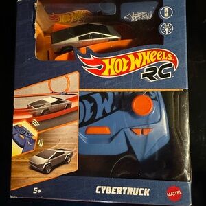 Hot Wheels RC Cybertruck - Blue and Silver